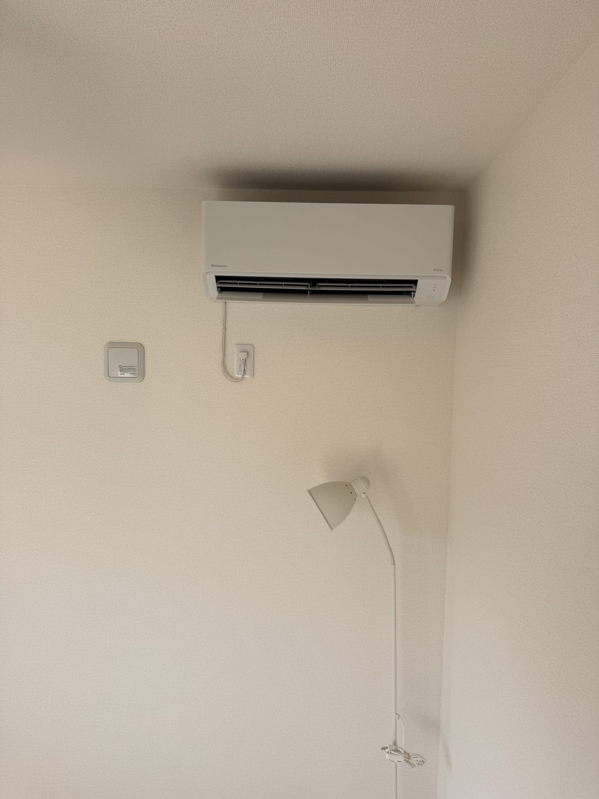 Panasonic Eoliaの新設エアコン工事施工例